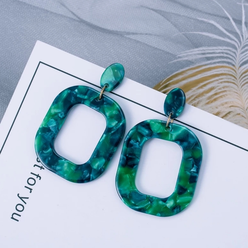 NWT Geometric Statement Earrings